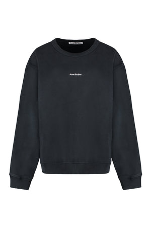 Cotton crew-neck sweatshirt-0